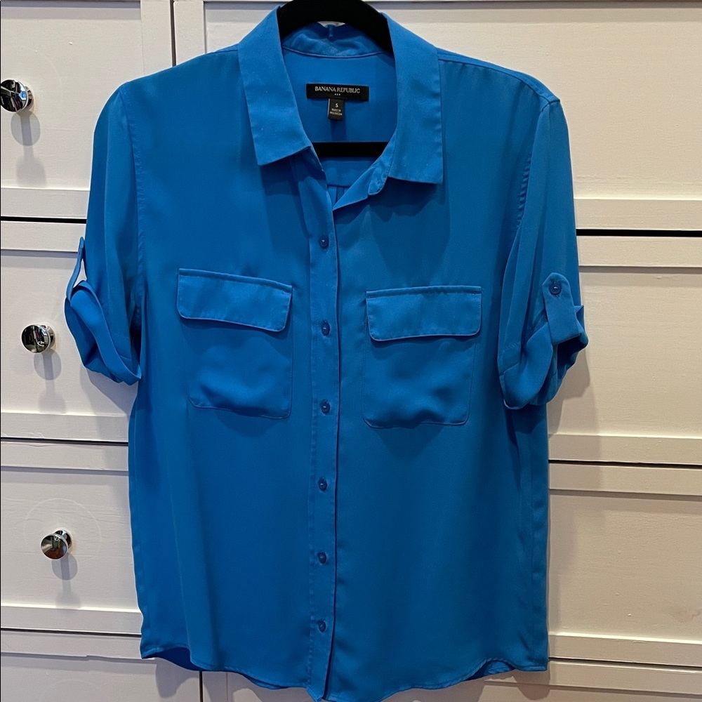 Banana Republic Blue Blouse